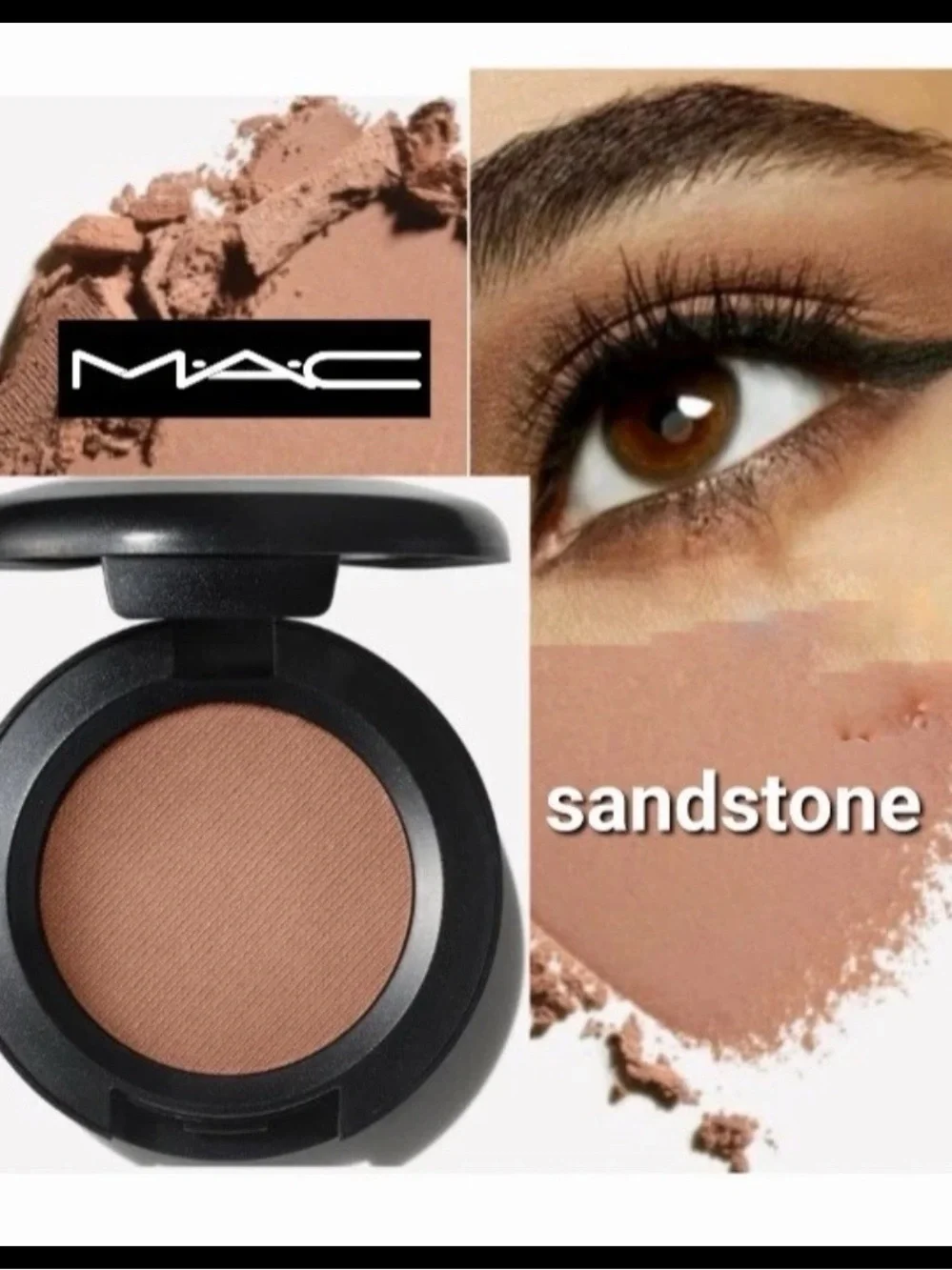 MAC Cosmetics Eye Shadow “SANDSTONE MATTE” 0.05oz/1.5g Full Size New in Box